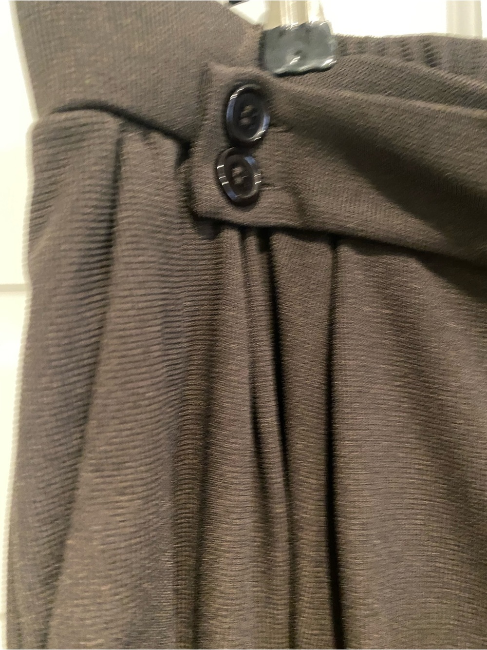 HALARA Brown Knit Wide-Leg Pants with Branded Tag NWT - Picture 4 of 4